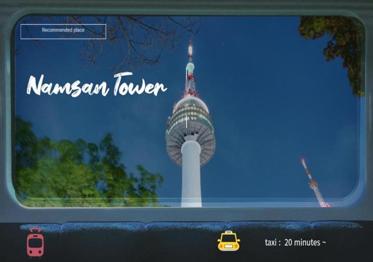 Park #hongdae Sinchon 10min #metro 3min #3beds อพาร์ทเม้น *